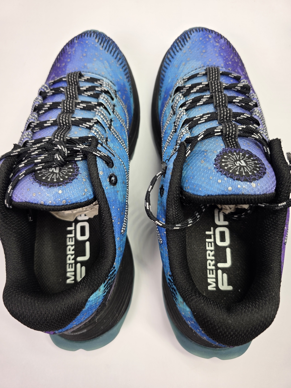 Merrell Moab Flight Galactic Float Pro Hiking Shoes Purple & Blue - Picture 6 of 16